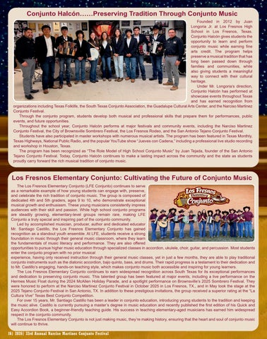 33rd Annual Conjunto Festival - October 2-3, 2026 第 16 页