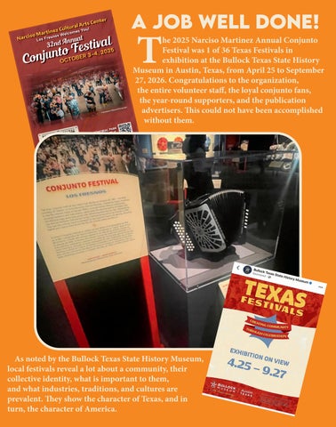 33rd Annual Conjunto Festival - October 2-3, 2026 第 19 页
