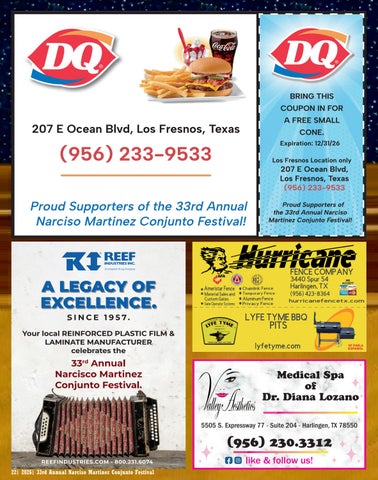 33rd Annual Conjunto Festival - October 2-3, 2026 第 22 页