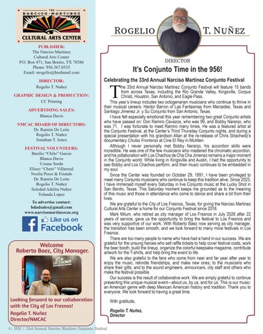 33rd Annual Conjunto Festival - October 2-3, 2026 第 4 页
