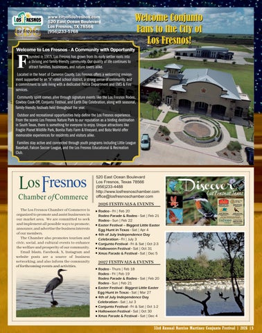 33rd Annual Conjunto Festival - October 2-3, 2026 第 5 页