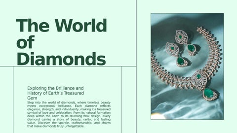 Jewellery: Beauty, History and Timeless Elegance