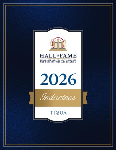 TICUA 2026 Hall of Fame
