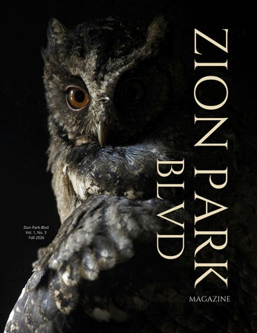 Zion Park Blvd. Magazine | Fall Equinox 2026 