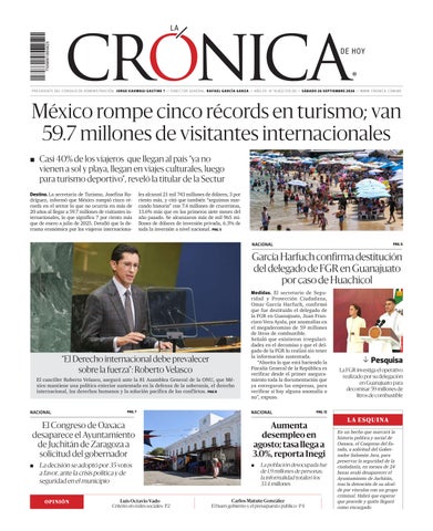 La Crónica de Hoy 26-09-2026