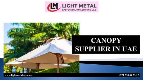 CANOPY SUPPLIER IN UAE