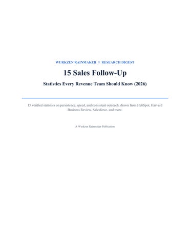 15 Sales Follow-Up Statistics Every Revenue Team Should Know (2026)