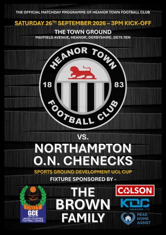 Northampton O.N. Chenecks 26-9-26