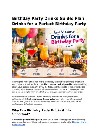 Birthday Party Drinks Guide_ Plan Drinks for a Perfect Birthday Party