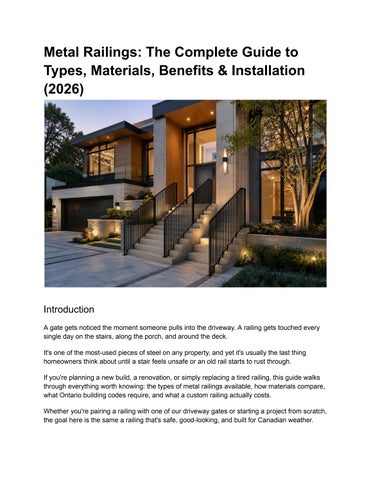 Metal Railings