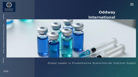 Promethazine Hydrochloride Injection: Logistics and Documentation Readiness