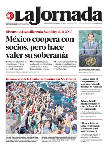 La Jornada 26/9/2026