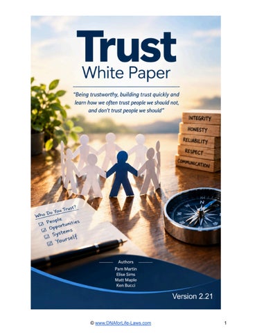 Booklet -Trust