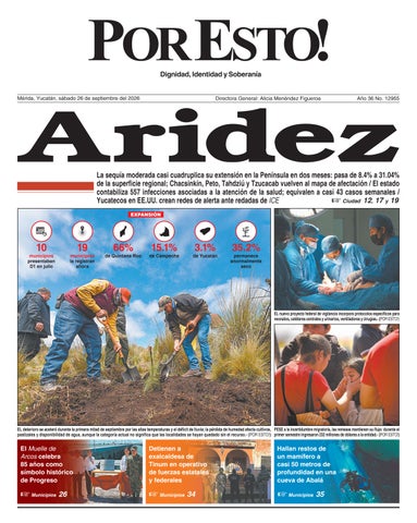 PORTADA POR ESTO MERIDA, SABADO 26 DE SEPTIEMBRE DE 2026