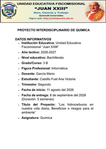 PROYECTO DE QUIMICA TERCERO 2T_2026