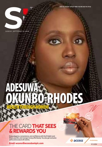THISDAY STYLE MAGAZINE 27TH SEPTEMBER 2026