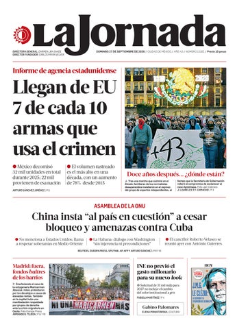 La Jornada 27/9/2026