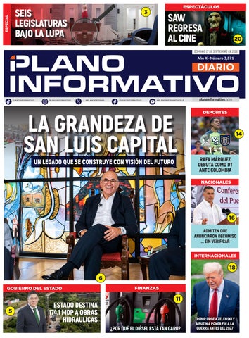 Plano Informativo Impreso, Año 11, No. 3871