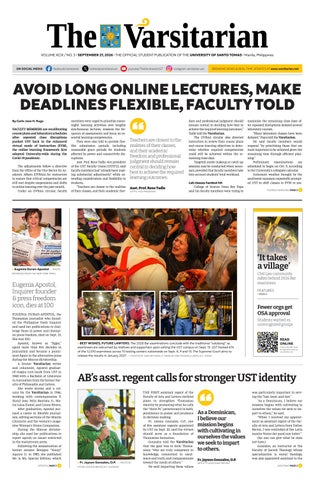 THE VARSITARIAN P.Y. 2026-2027 – ISSUE 3