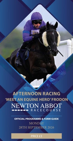 Newton Abbot Racecard - Monday 28th September