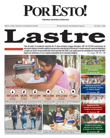 PORTADA POR ESTO MERIDA, DOMINGO 27 DE SEPTIEMBRE DE 2026