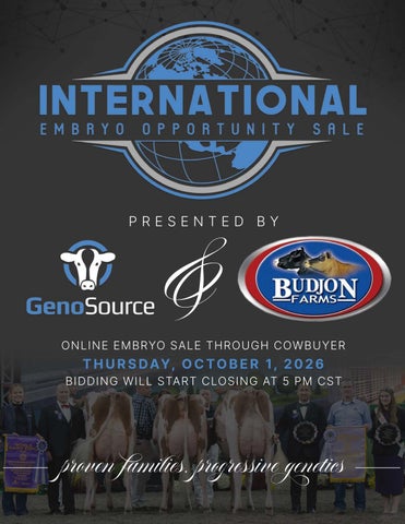 International Embryo Opportunity 2026