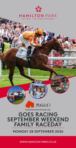 Hamilton Park Racecard - Monday 28th September
