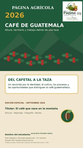 Revista Agrícola - Javier González
