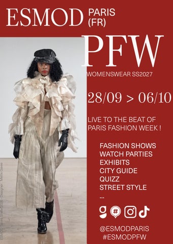 Livret ESMOD PFW_Womenswear SS27