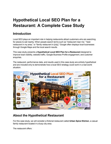 Hypothetical Local SEO Plan for a Restaurant_ A Complete Case Study (2)