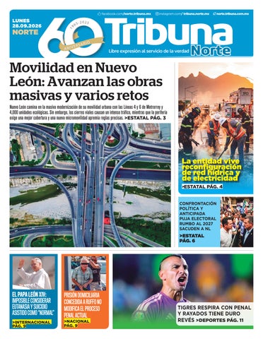EDICIÓN TRIBUNA NORTE 280926