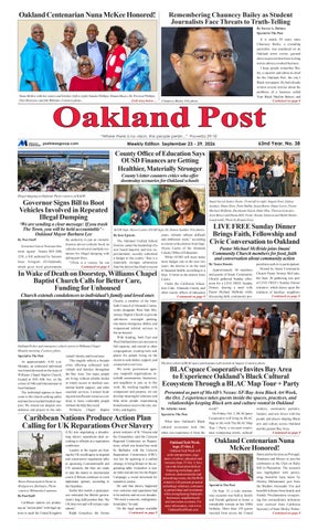 Oakland Post, week of September 23 - 29, 2026