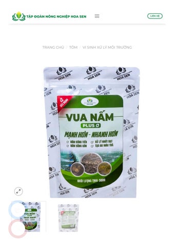VUA NẤM PLUS+ - Men vi sinh xử lý nấm đồng tiền trong ao