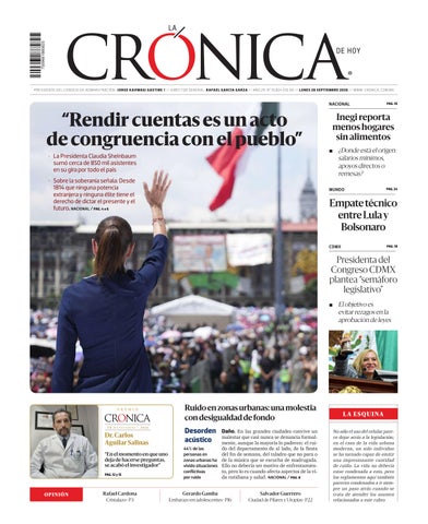 La Crónica de Hoy 28-09-2026