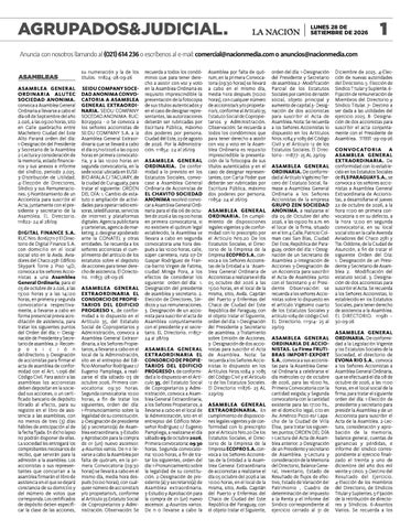 SUPLEMENTO - AGRUPADOS - EDICIÓN 11.386