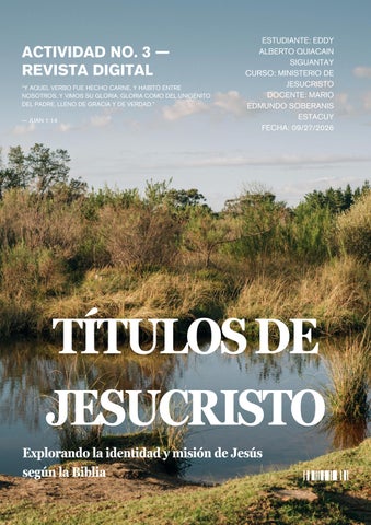 TÍTULOS DE JESUCRISTO (1)