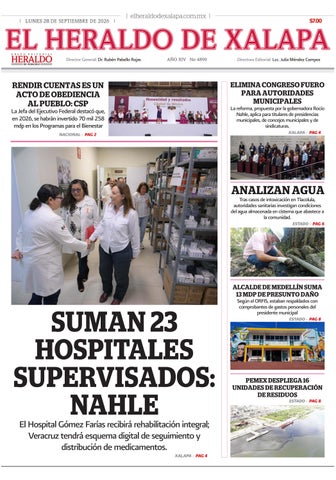 El Heraldo de Xalapa 28 de Septiembre de 2026
