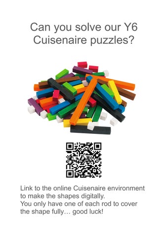 Y6 Cuisenaire Puzzles