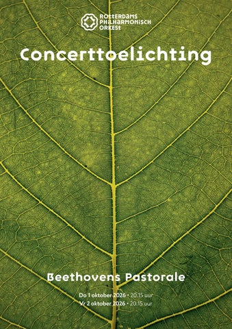 Concerttoelichting | Beethovens Pastorale