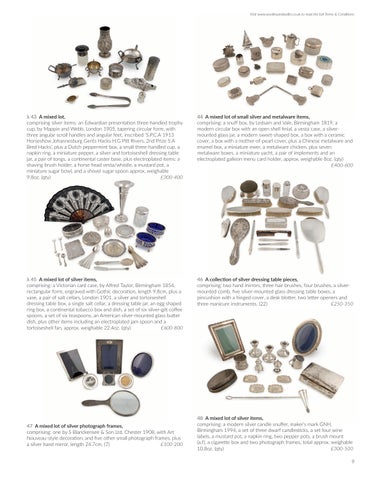 Silver × Objects of Vertu | 20th-21st October 2026 第 11 页