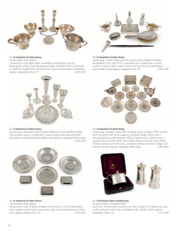 Silver × Objects of Vertu | 20th-21st October 2026 第 14 页