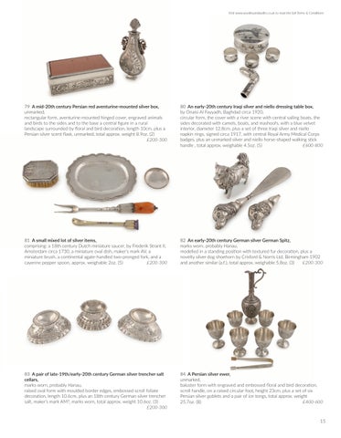 Silver × Objects of Vertu | 20th-21st October 2026 第 17 页