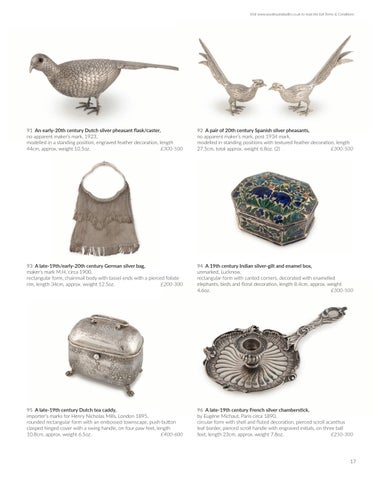 Silver × Objects of Vertu | 20th-21st October 2026 第 19 页