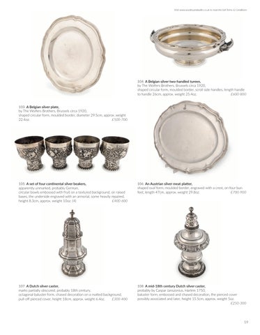 Silver × Objects of Vertu | 20th-21st October 2026 第 21 页