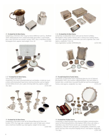 Silver × Objects of Vertu | 20th-21st October 2026 第 8 页
