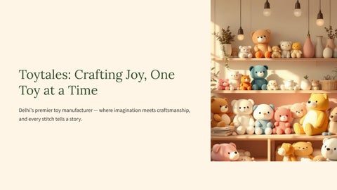 Toytales | Trusted Toy Manufacturer & Supplier in India