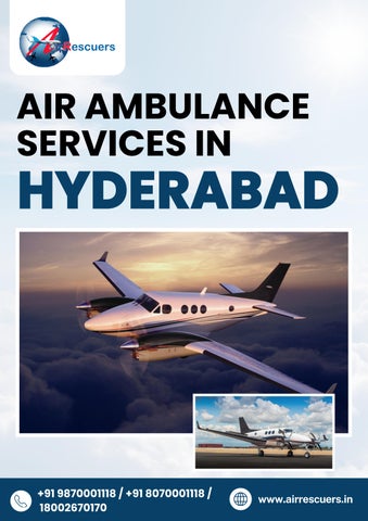 Air Ambulance Services in Hyderabad (1)