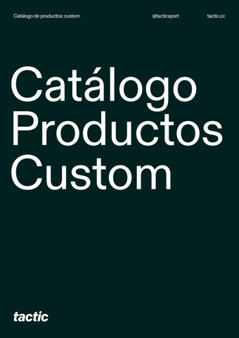 Catálogo de Productos Custom (ES)
