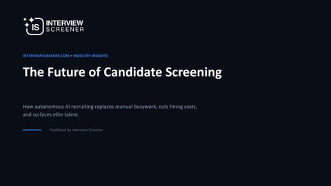 AI Candidate Screening Revolution