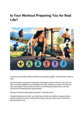 Is Your Workout Preparing You for Real Life?